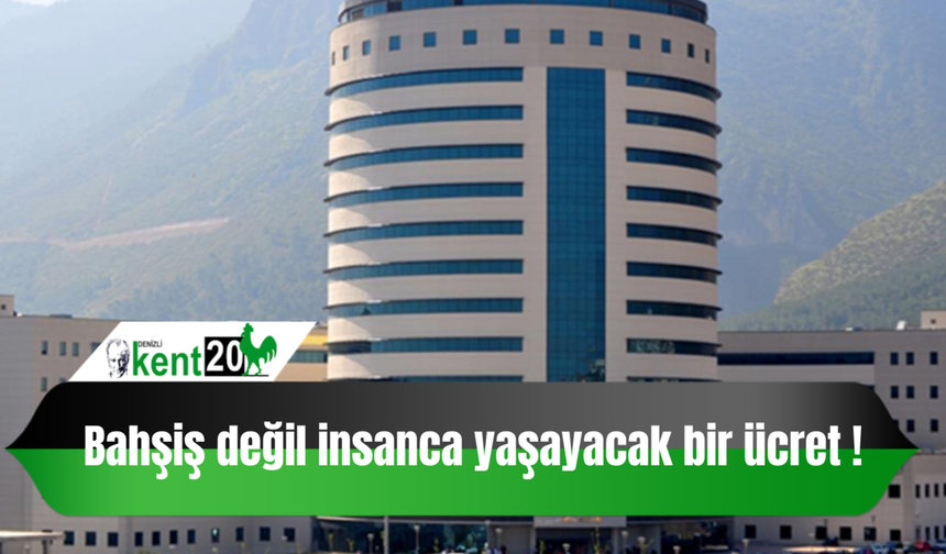 Bahşiş değil insanca yaşayacak bir ücret !