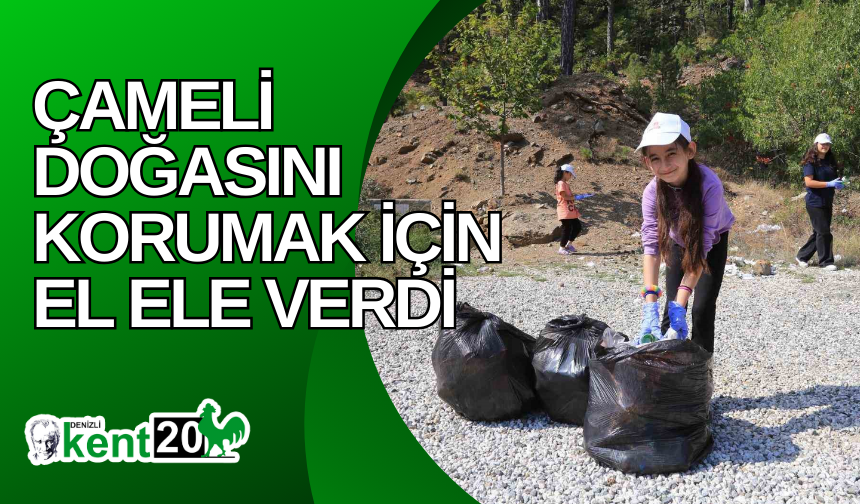 Çameli doğasını korumak için el ele verdi