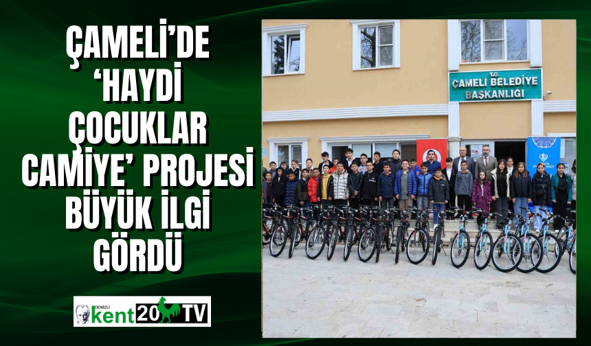 Çameli’de ‘Haydi Çocuklar Camiye’ Projesi Büyük İlgi Gördü