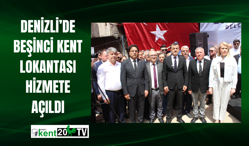 Denizli’de Beşinci Kent Lokantası Hizmete Açıldı