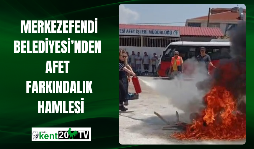 Merkezefendi Belediyesi’nden Afet Farkındalık Hamlesi