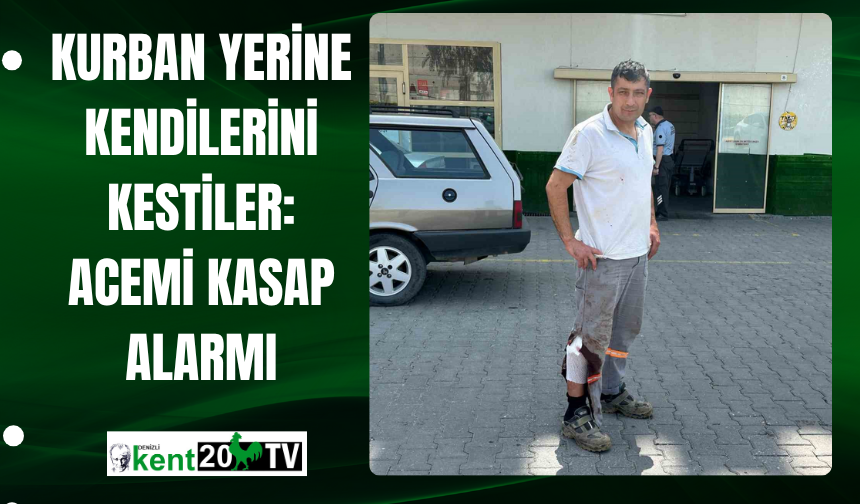 Kurban Yerine Kendilerini Kestiler:  Acemi Kasap Alarmı
