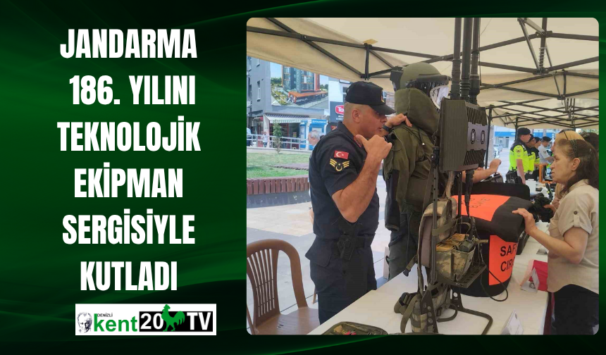 Jandarma 186. Yılını Teknolojik Ekipman Sergisiyle Kutladı