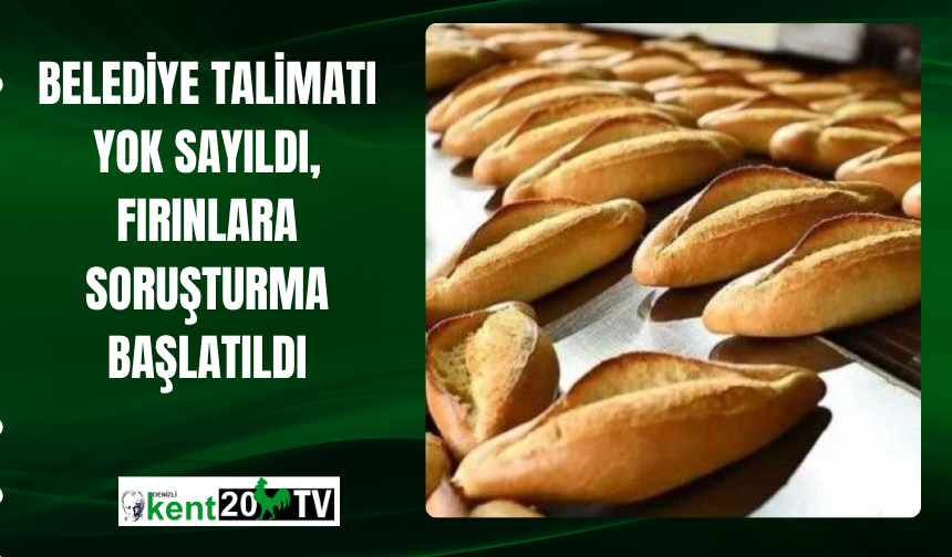 Belediye Talimatı Yok Sayıldı, Fırınlara Soruşturma BaşlatıldıTavas Belediyesi, Kurban Bayramında vatandaşların ekmek so