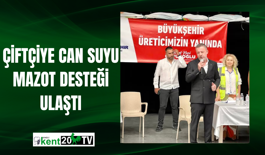 Çiftçiye Can Suyu Mazot Desteği Ulaştı