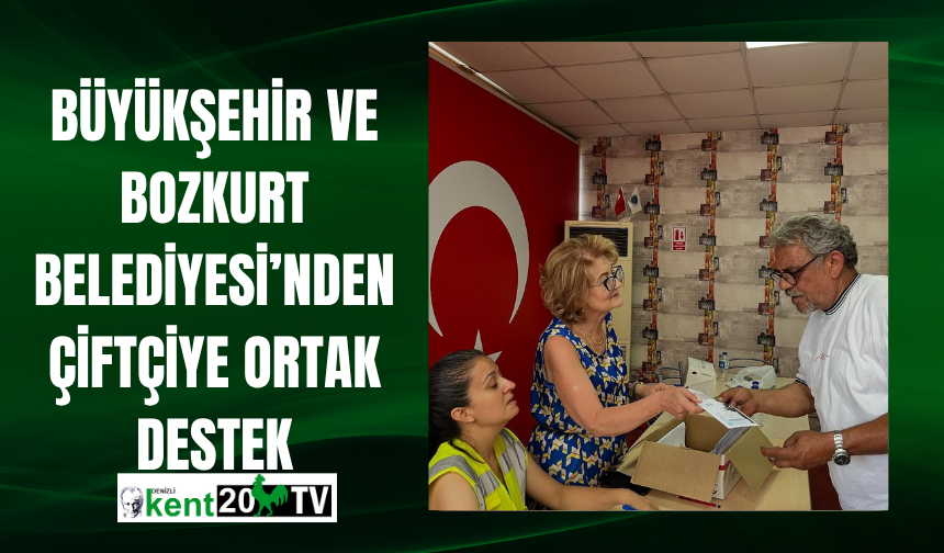 Büyükşehir ve Bozkurt Belediyesi’nden Çiftçiye Ortak Destek