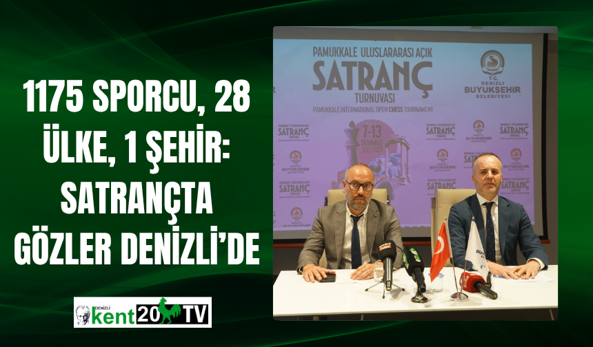 1175 Sporcu, 28 Ülke, 1 Şehir: Satrançta Gözler Denizli’de