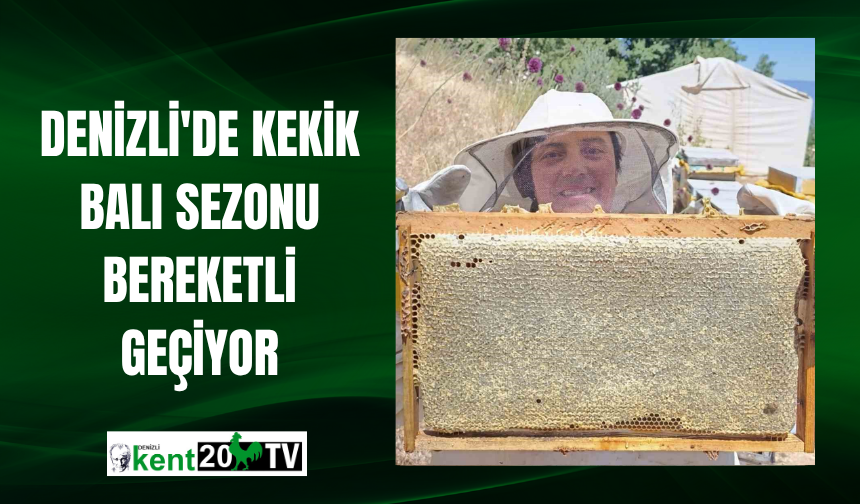 Denizli'de Kekik Balı Sezonu Bereketli Geçiyor