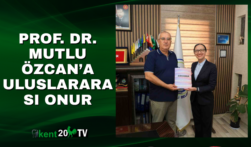 Prof. Dr. Mutlu Özcan’a Uluslararası Onur