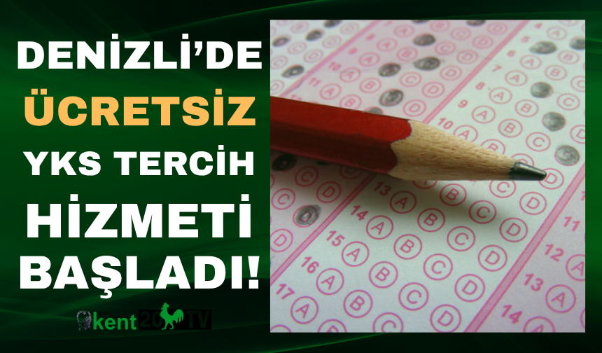 Denizli'de gençlere ücretsiz YKS tercih danışmanlığı