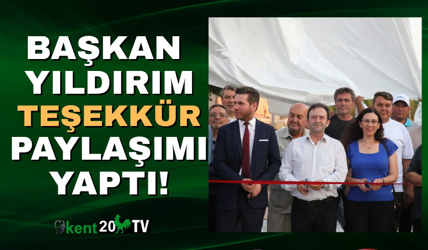 Başkan Yıldırım, Gökyüzü Gözlem Etkinliği için teşekkür etti!