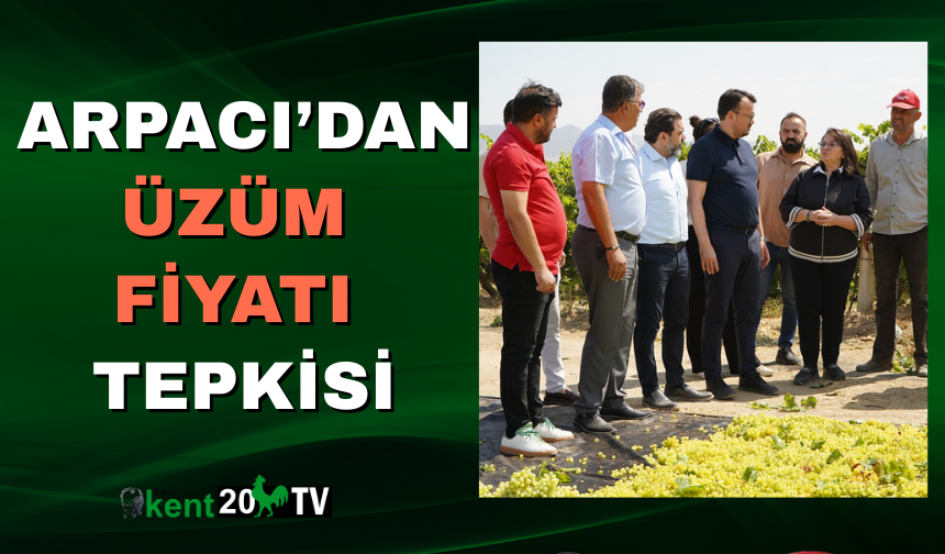 Arpacı’dan Üzüm Fiyatı Tepkisi