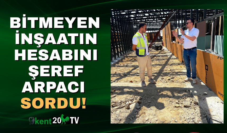 Vekil, Arpacı Pamukkale'deki inşaata tepki gösterdi!