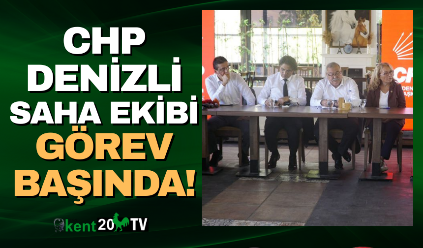 Cumhuriyet Halk Partisi saha ekibi görev başına!