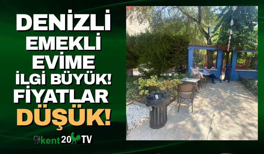 Emekli Evim Denizlili emeklilerden tam not aldı!