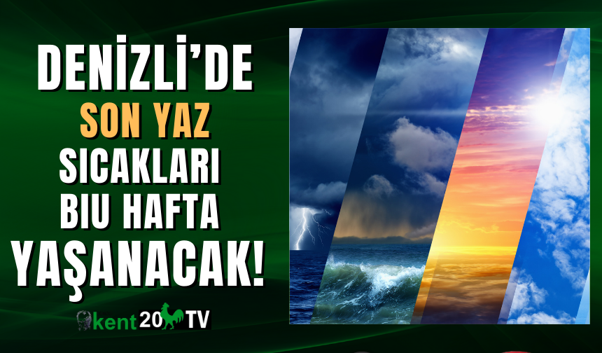 Denizli'de  hava durumu nasıl olacak?