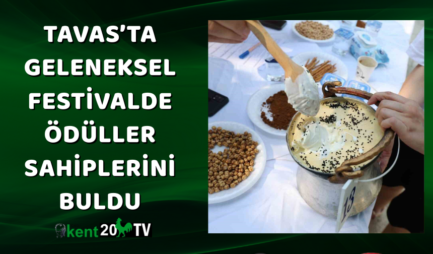 Tavas’ta Geleneksel Festivalde Ödüller Sahiplerini Buldu