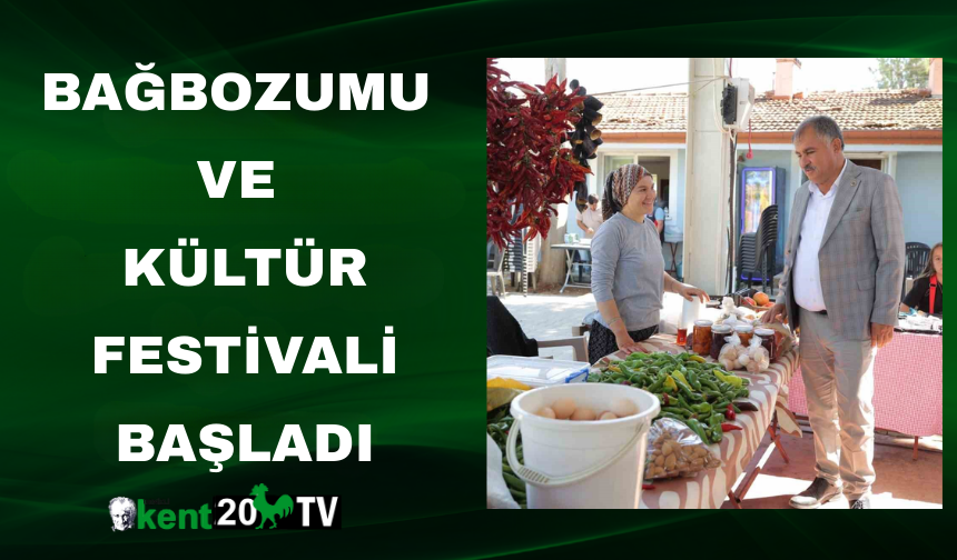 Bağbozumu ve Kültür Festivali Başladı