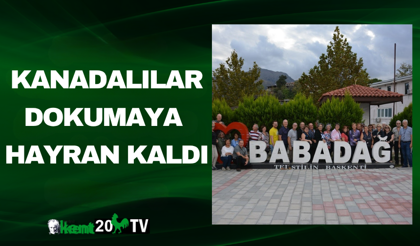 Kanadalılar Dokumaya Hayran Kaldı