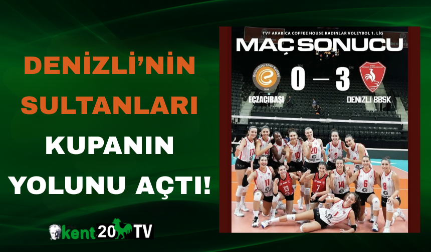 Denizli’nin Sultanları Kupanın Yolunu Açtı!