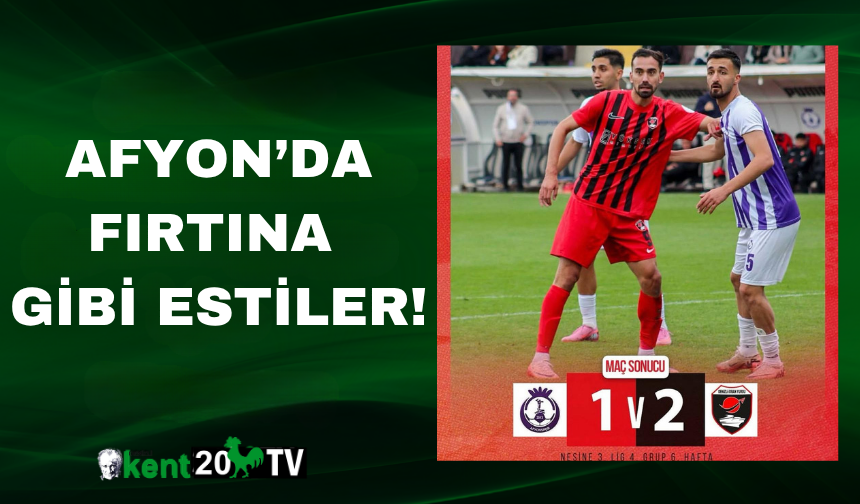 Afyon’da Fırtına Gibi Estiler!