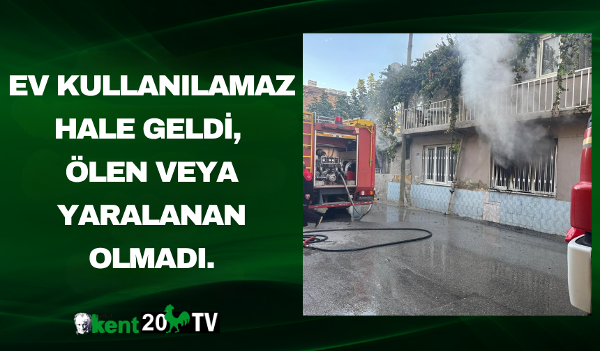 Ev kullanılamaz hale geldi, ölen veya yaralanan olmadı.
