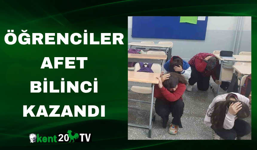 Öğrenciler Afet Bilinci Kazandı