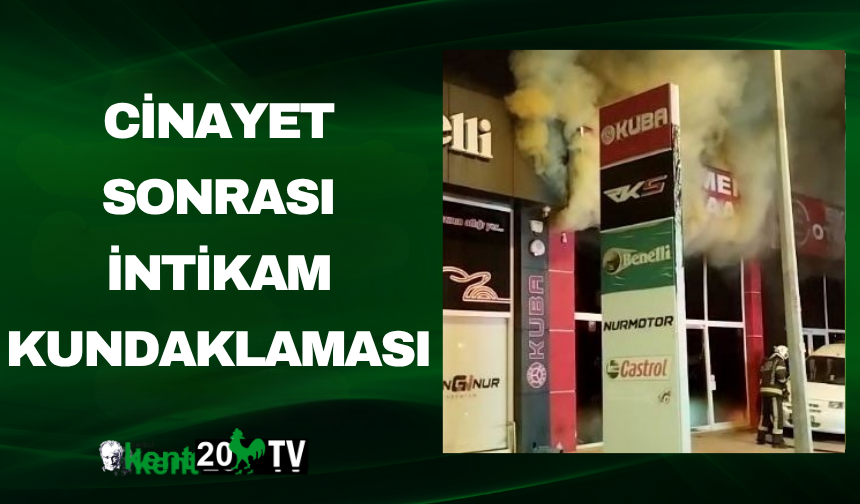 Cinayet sonrası intikam kundaklaması