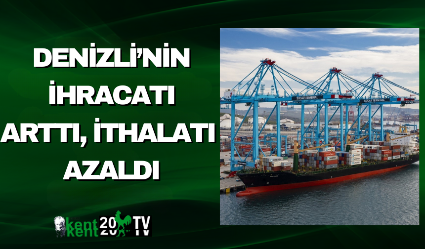 Denizli’nin İhracatı Arttı, İthalatı Azaldı