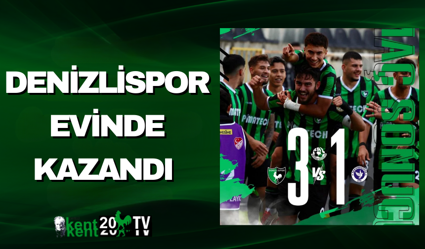 Denizlispor Evinde Kazandı