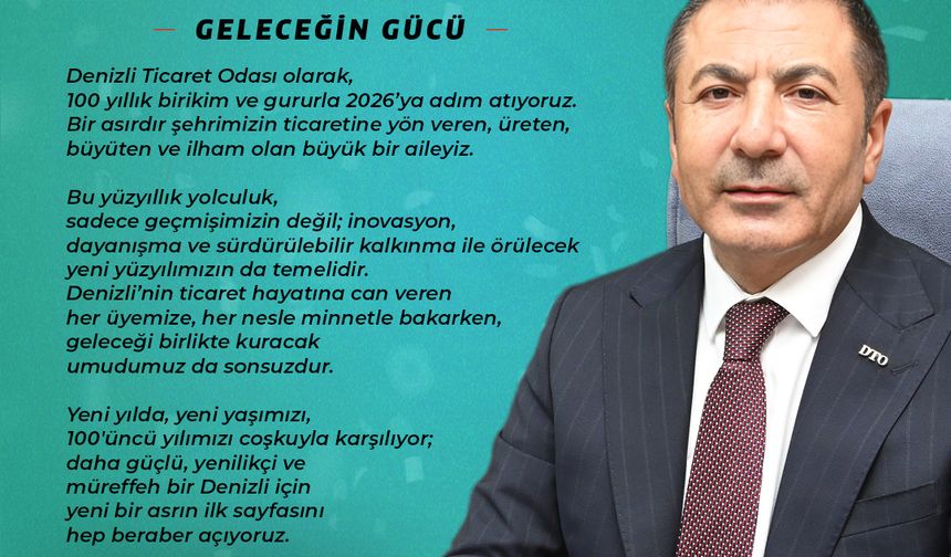 DENİZLİ TİCARET ODASI YENİ YIL REKLAMI