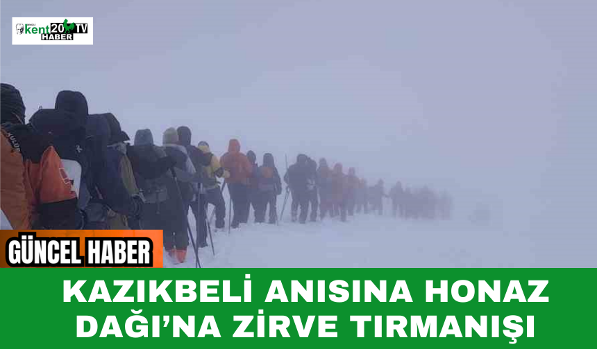 Kazıkbeli Anısına Honaz Dağı’na Zirve Tırmanışı