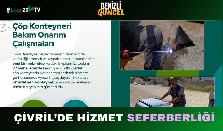 Çivril’de Hizmet Seferberliği