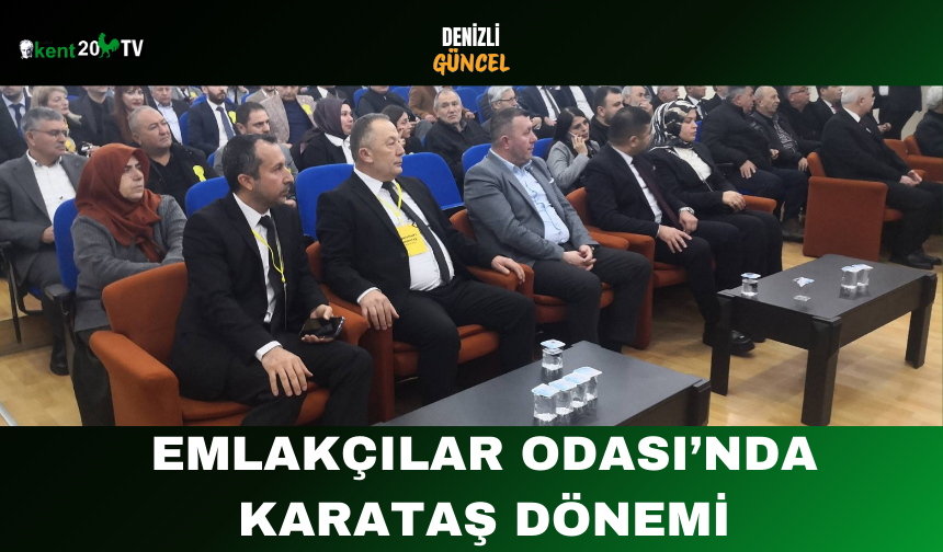 Emlakçılar Odası’nda Karataş Dönemi