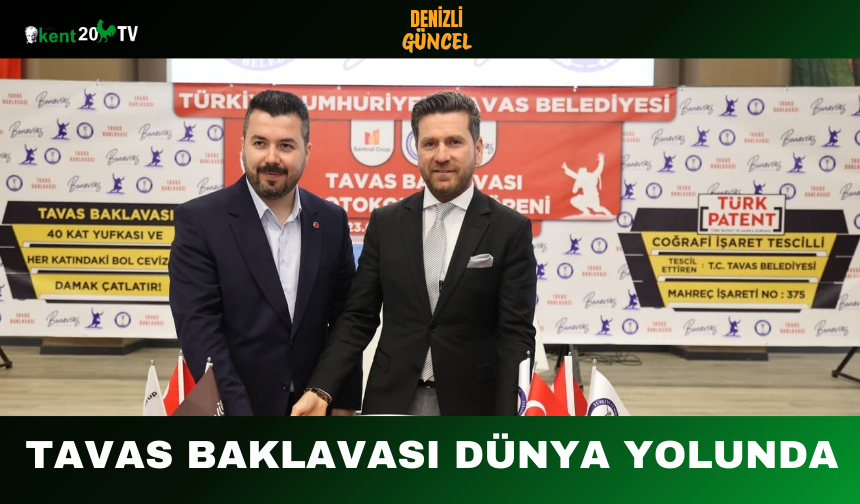 Tavas Baklavası Dünya Yolunda
