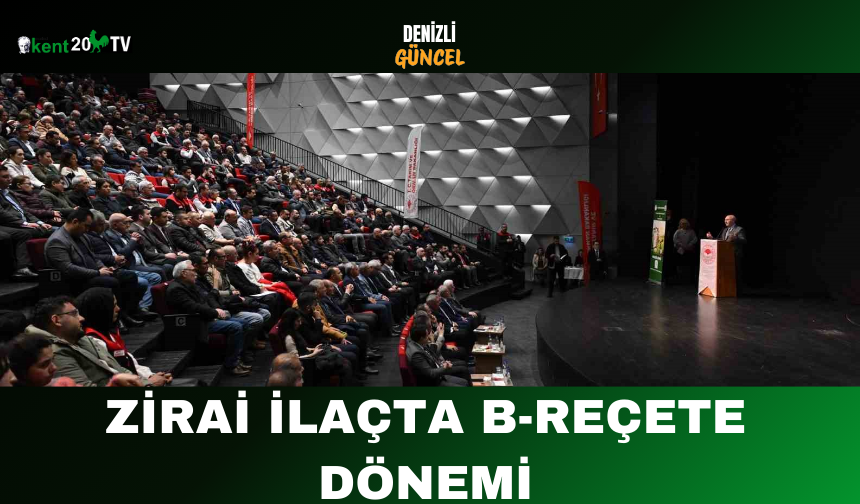 Zirai ilaçta B-Reçete dönemi