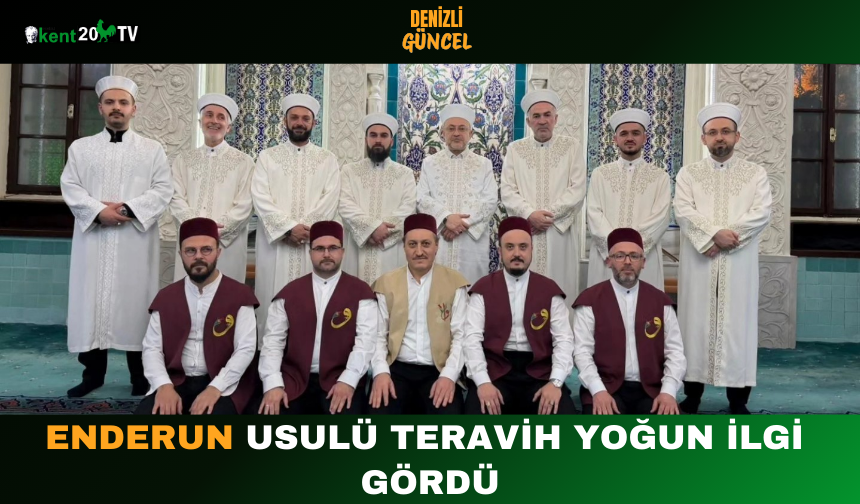 Enderun Usulü Teravih Yoğun İlgi Gördü
