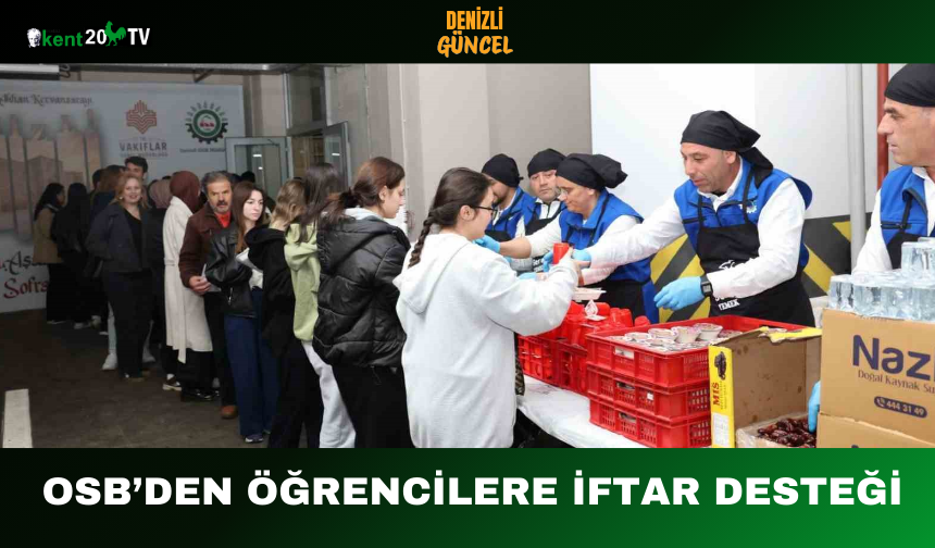 OSB’den Öğrencilere İftar Desteği