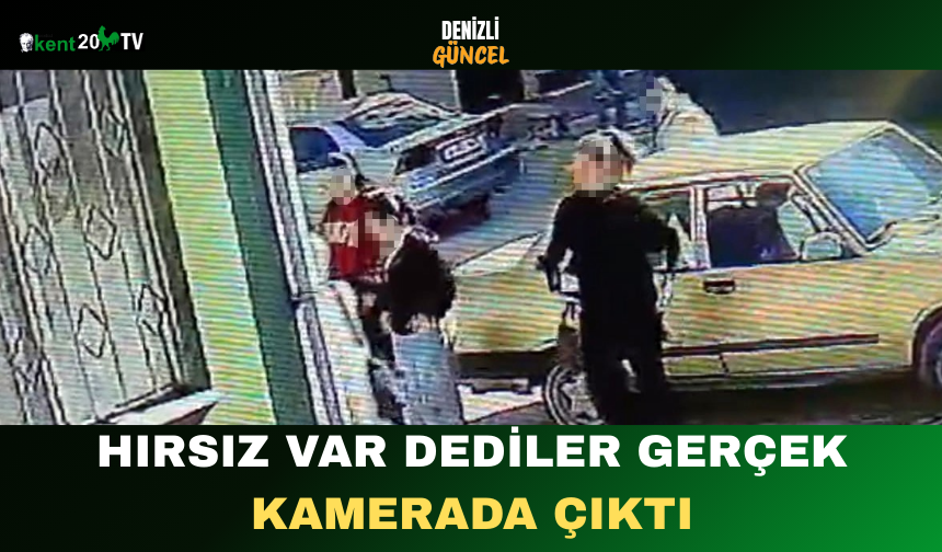 Hırsız Var” Dediler Gerçek Kamerada Çıktı