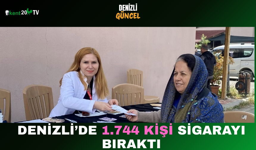 Denizli’de 1.744 Kişi Sigarayı Bıraktı