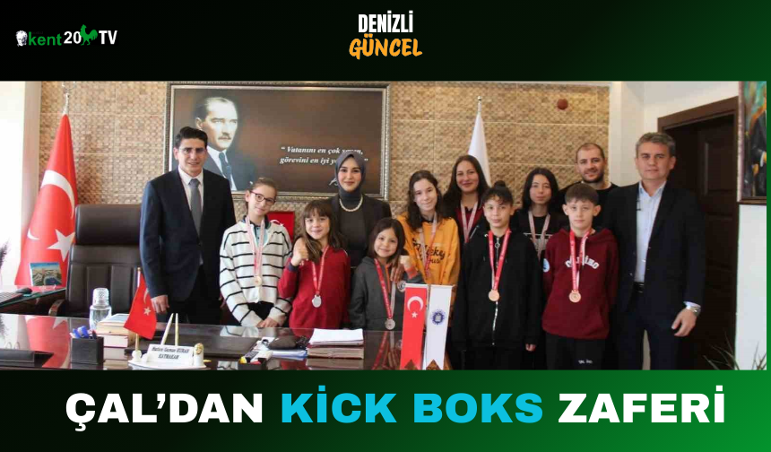 Çal’dan Kick Boks Zaferi