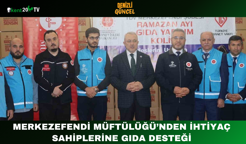 Merkezefendi Müftülüğü’nden İhtiyaç Sahiplerine Gıda Desteği
