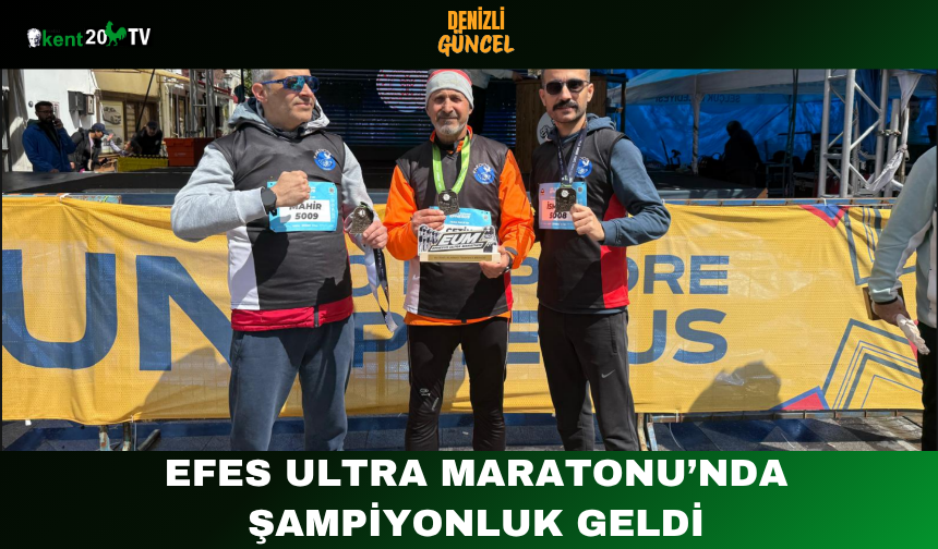 Efes Ultra Maratonu’nda Şampiyonluk Geldi