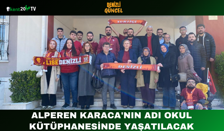 Alperen Karacan’ın Adı Okul Kütüphanesinde Yaşatılacak