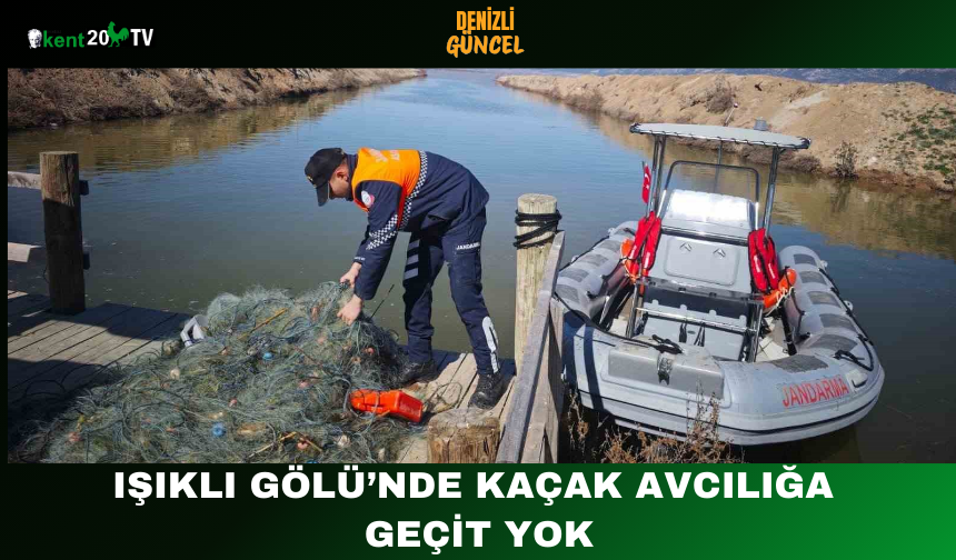Işıklı Gölü’nde Kaçak Avcılığa Geçit Yok