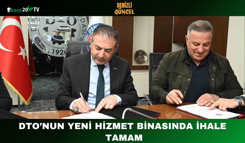 DTO’nun Yeni Hizmet Binasında İhale Tamam