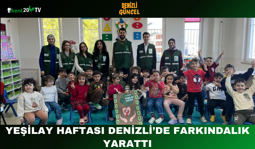 Yeşilay Haftası Denizli’de Farkındalık Yarattı