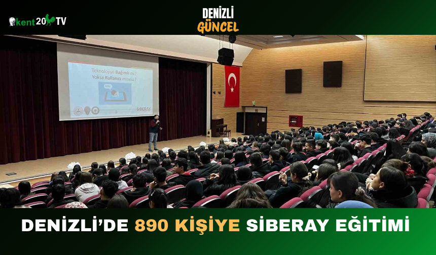 Denizli’de 890 Kişiye SİBERAY Eğitimi