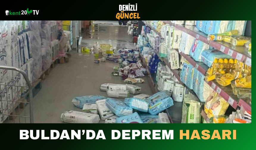 Buldan’da Deprem Hasarı