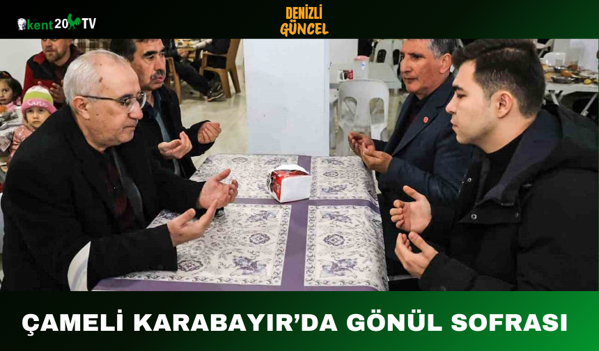 Çameli Karabayır’da Gönül Sofrası